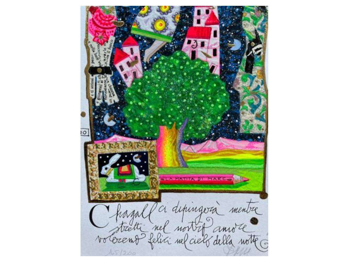 Chagall ci dipingera mentre stretti nel nostro amore