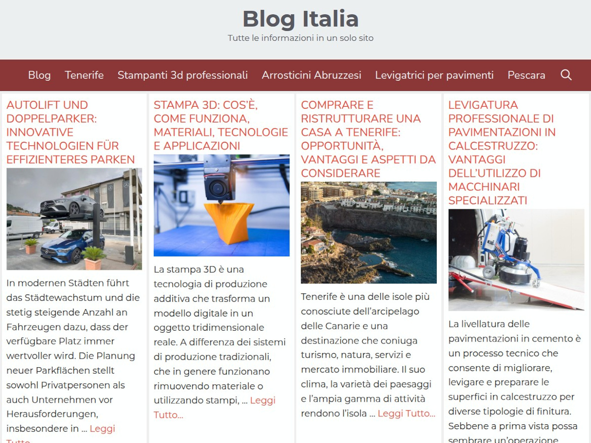 Blog Italia racconta le migliori aziende dell’Abruzzo e le loro produzioni